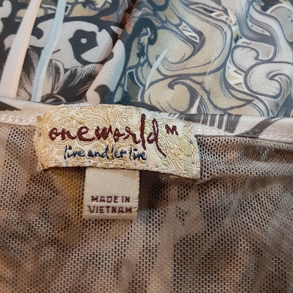Gorgeous One World Top🌎♥️Excellent Condition - Picture 3 of 5